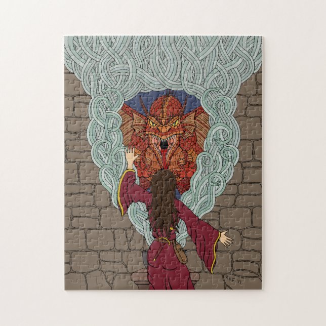 Puzzle Conjuring the Dragon (Vertical)