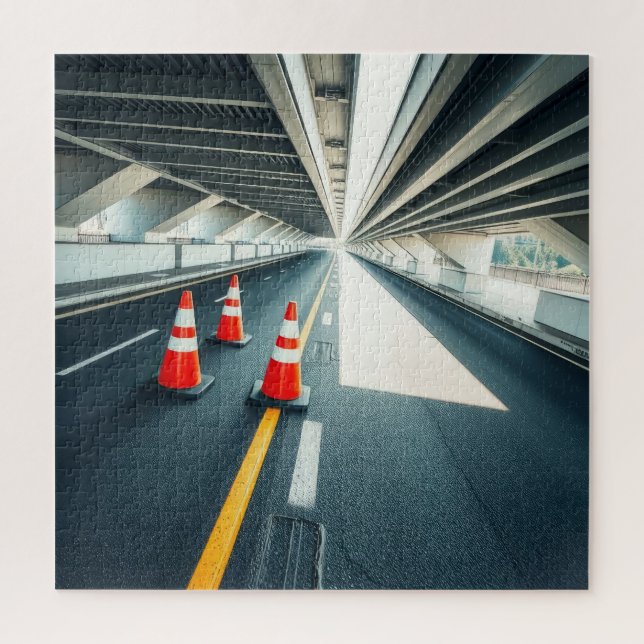 Puzzle Conos en tunel (Vertical)