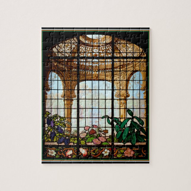 Puzzle Conservatorio de Vidrio Emplomado (Vertical)