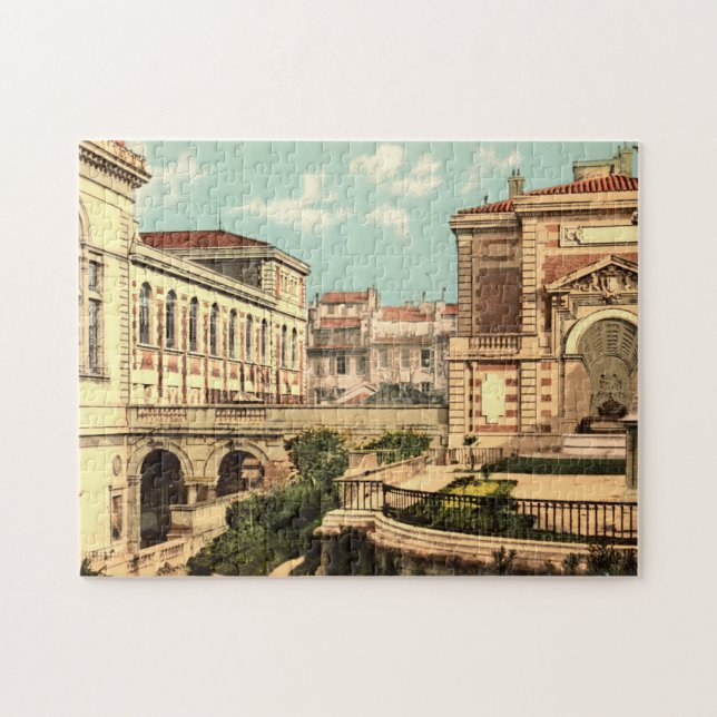 Puzzle Conservatorio y Biblioteca Marsella Francia (Horizontal)