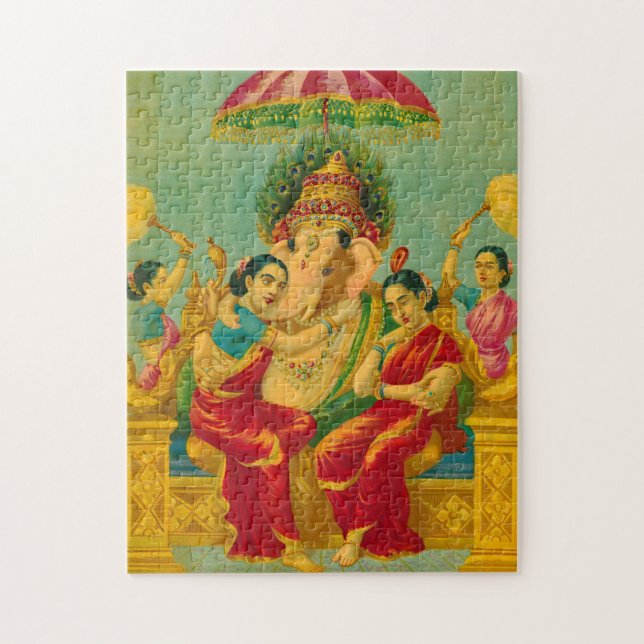 Puzzle Consorcios de Ganesha por Raja Ravi Varma (Vertical)