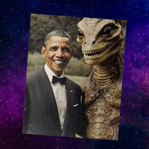 Puzzle Conspiración fotográfica vintage de Obama