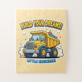 Puzzle ¡Construye tus sueños! Pequeño ingeniero - Alegre
