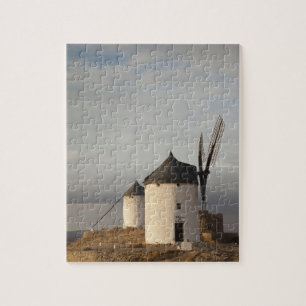 Puzzle Consuegra, antiguos molinos de viento de La Mancha