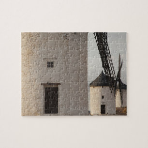 Puzzle Consuegra, antiguos molinos de viento de La Mancha