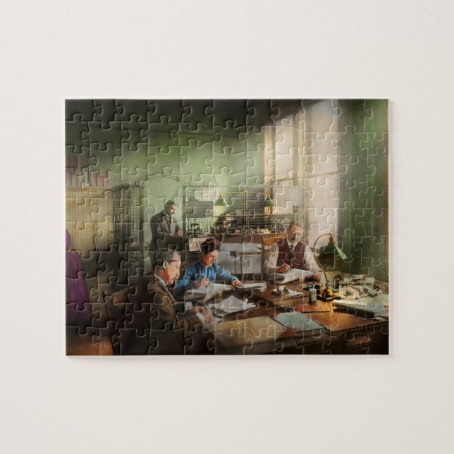 Puzzle Contable - Departamento de contabilidad, 1902 (Horizontal)