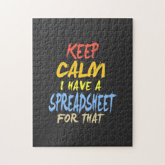 Puzzle Contable Tiene Una Hoja De Cálculo Para Ello (Vertical)