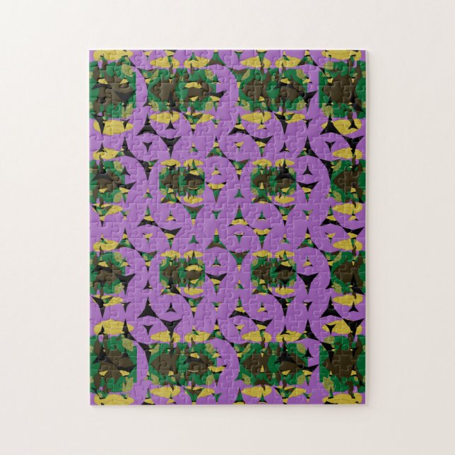 Puzzle Contained Sky Flame Pinwheels (Vertical)