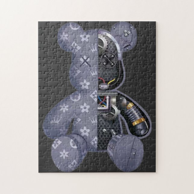 Puzzle Contemporary Robot Bear (Vertical)