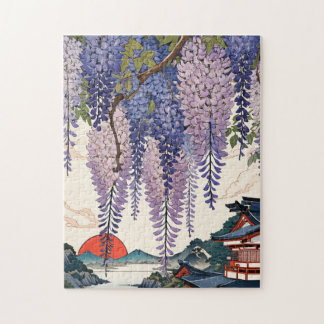 Puzzle Contemporary ukiyoe, Wisteria japonica