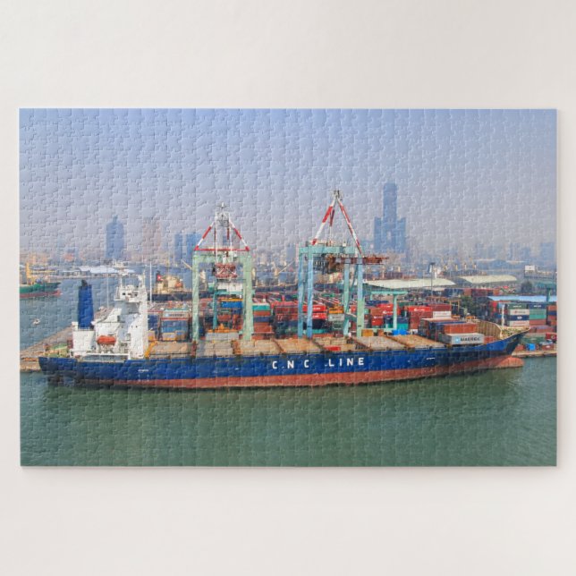 Puzzle Contenedor de línea CNC (Horizontal)