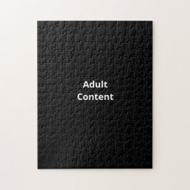 Puzzle Contenido para adultos | Funny negro sólido