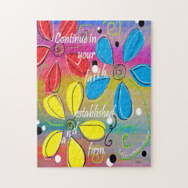 Puzzle Continúe en su fe