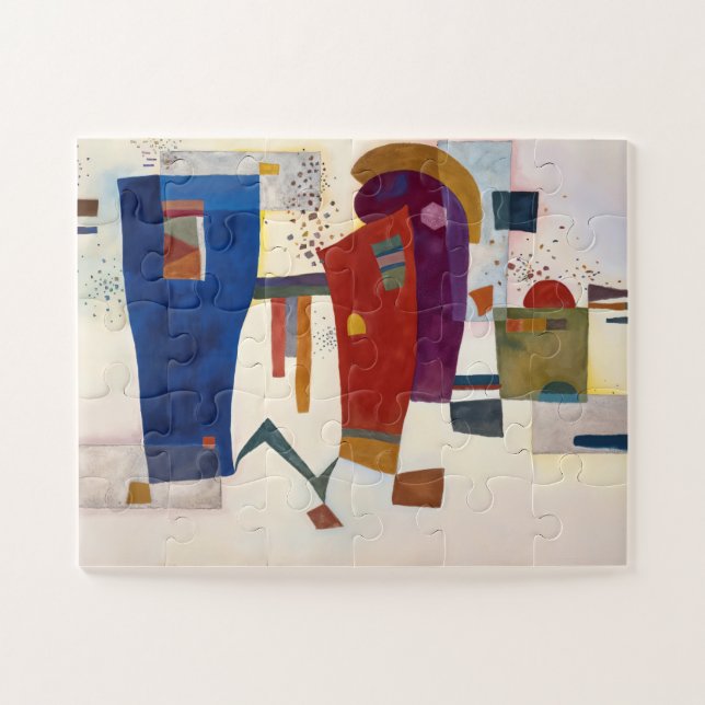 Puzzle Contraste Acompañado, Kandinsky  (Horizontal)