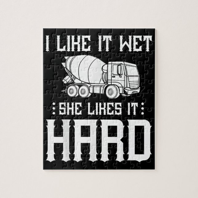 Puzzle Controlador de camión mezclador de cemento de trab (Vertical)