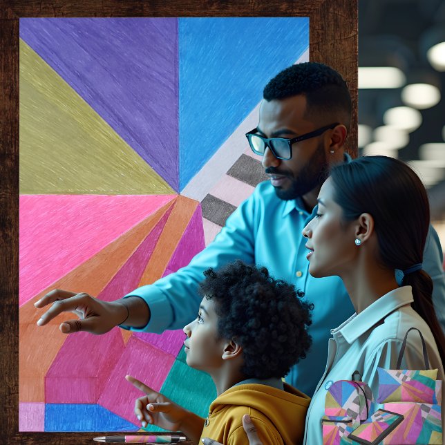 Puzzle "Converge" (Get the full “Converge” collection at: https://bit.ly/SmartArtIIZazzle. )