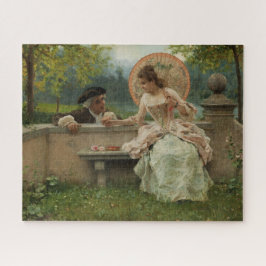 Puzzle Conversación romántica en el parque