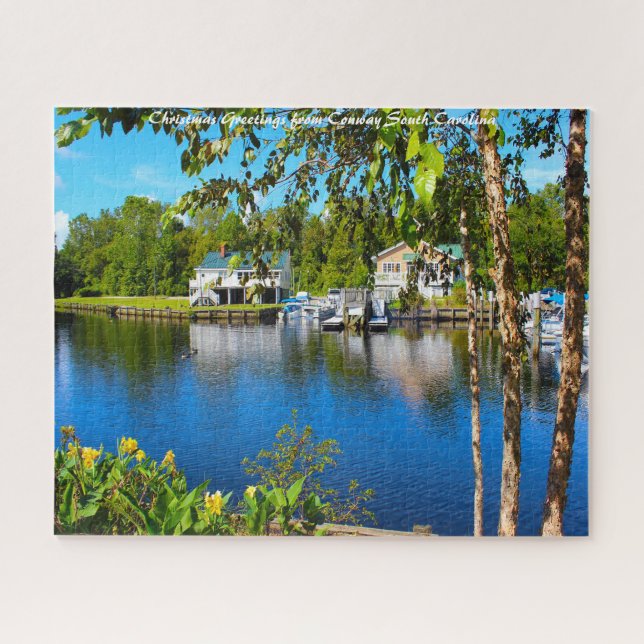 Puzzle Conway Carolina del Sur. Saludos de Navidad (Horizontal)