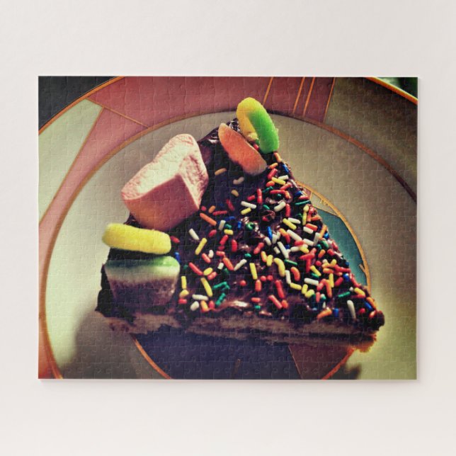 Puzzle Cookie Pie (Horizontal)