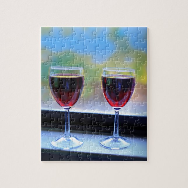 Puzzle Copa de vino (Vertical)