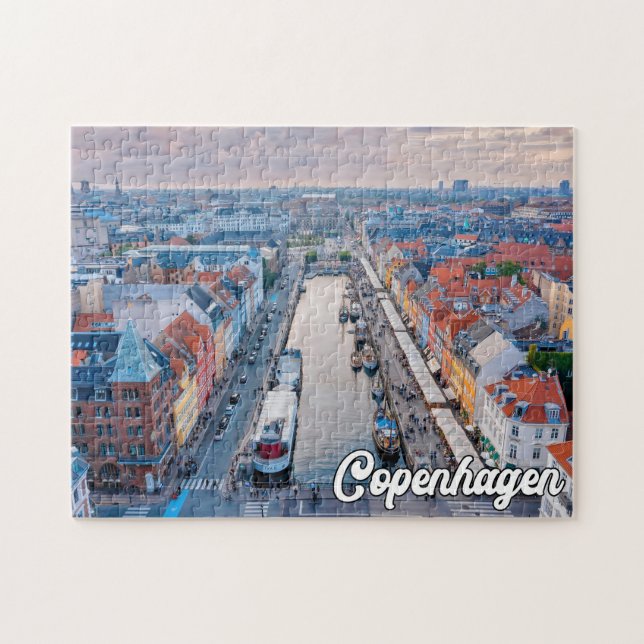 Puzzle Copenhague, Dinamarca (Horizontal)