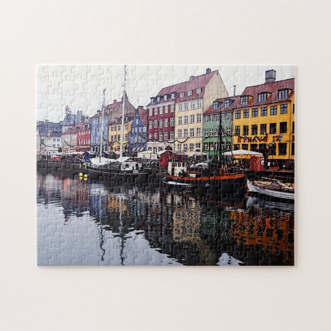 Puzzle Copenhague, Dinamarca Fotografía de Viajes (Horizontal)