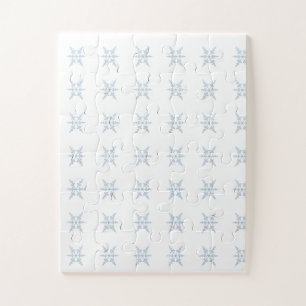 Puzzle Copos de nieve de invierno