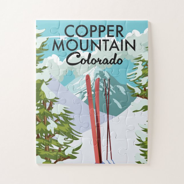 Puzzle Copper Mountain Colorado Esquí (Vertical)
