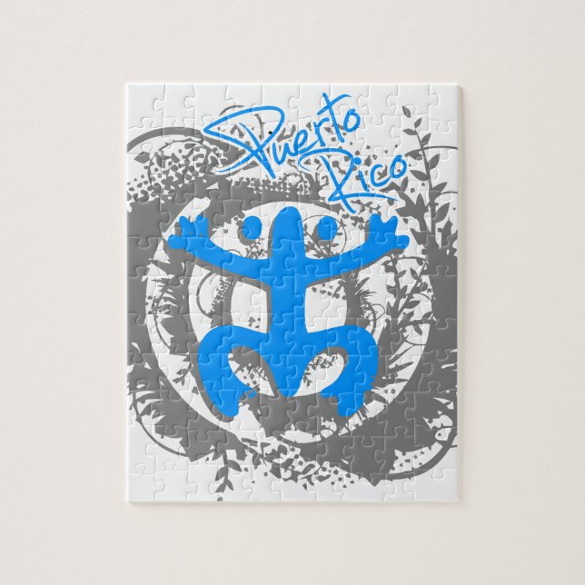 Puzzle Coqui Taino Puerto Rico (Vertical)