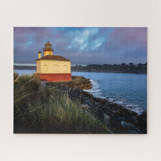 Puzzle Coquille River Lighthouse sunset Oregon Coast