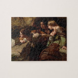 Puzzle Coraje, ansiedad y desesperación, viendo la batall