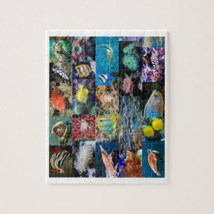 Puzzle Coral Reef Marine Fish Animals, Edad 6, 110 Piezas