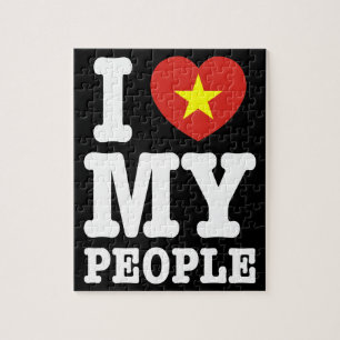 Puzzle Corazón (amor) Mi pueblo vietnamita