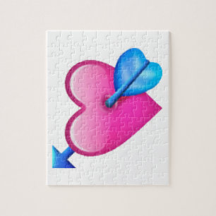 Puzzle Corazón con flecha - Emoji