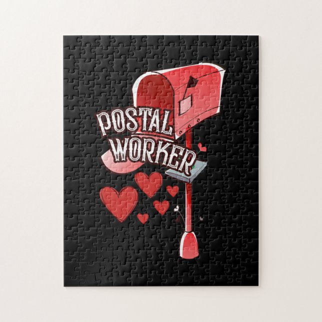 Puzzle Corazón de los trabajadores postales - Amar el cor (Vertical)