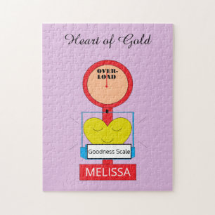Puzzle Corazón de oro: