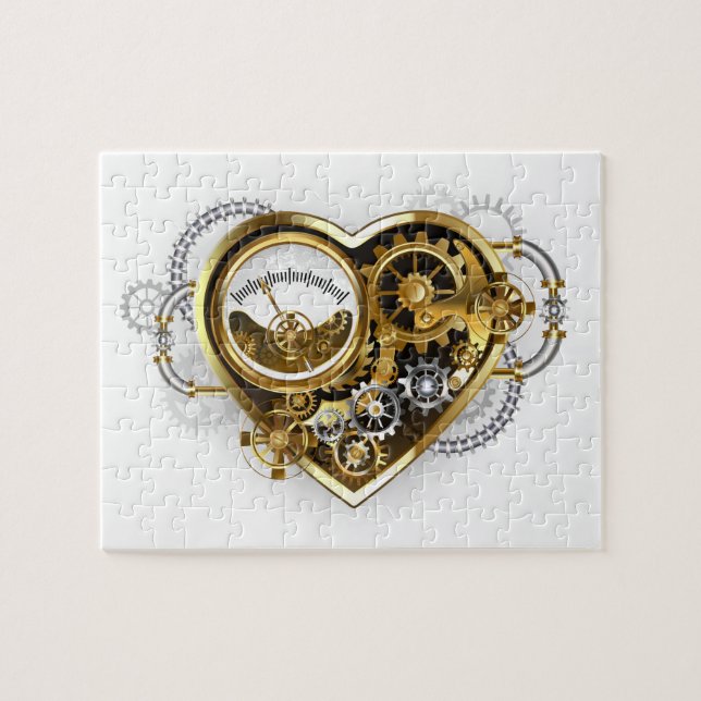 Puzzle Corazón de vapor con un manómetro (Horizontal)