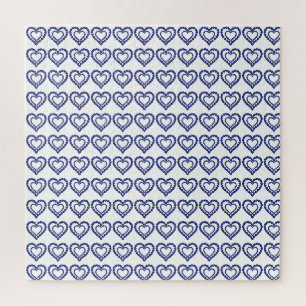 Puzzle Corazón de zafiro azul