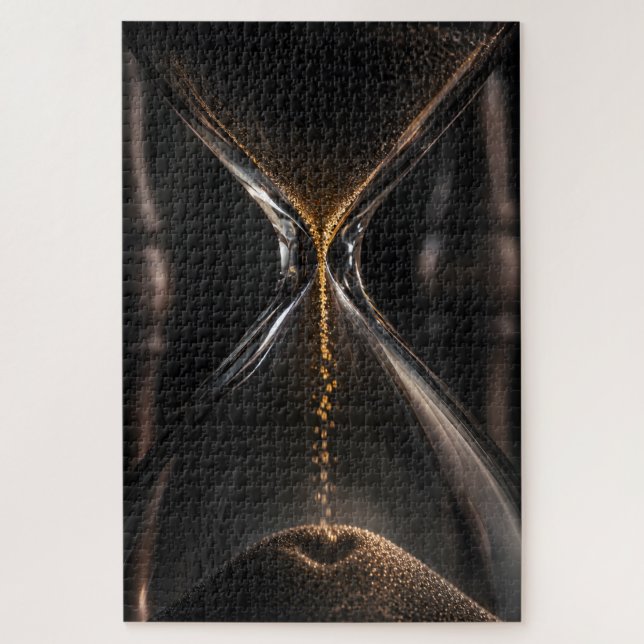 Puzzle Corazón en forma de reloj de arena (Vertical)