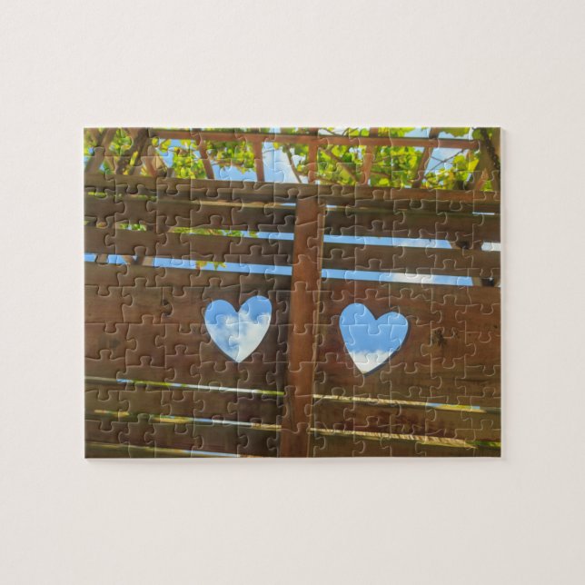 Puzzle Corazón en forma de una valla, Belice (Horizontal)