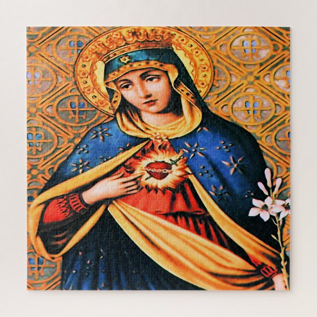 Puzzle Corazón inmaculado de María (Vertical)
