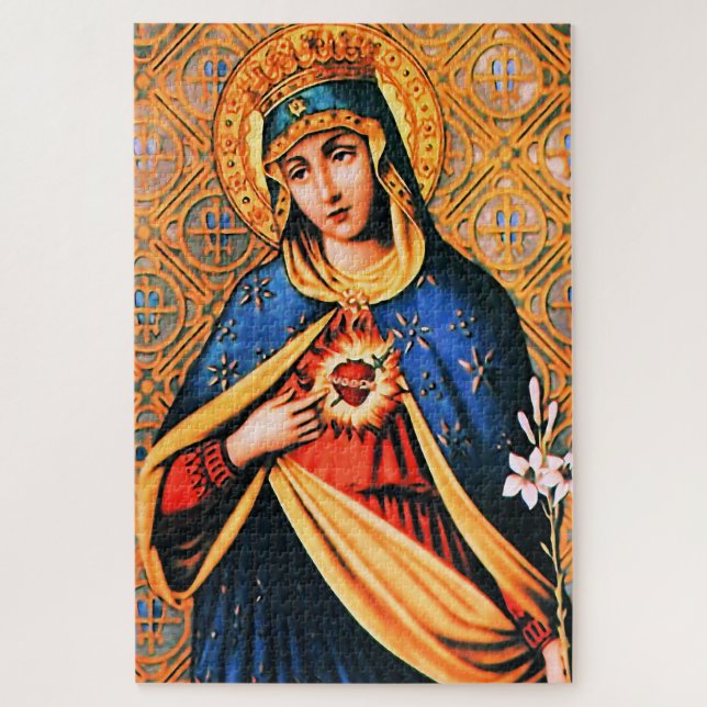 Puzzle Corazón inmaculado de María (Vertical)