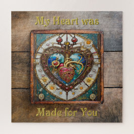 Puzzle Corazón Mecánico Serie Steampunk Anatómico