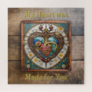Puzzle Corazón Mecánico Serie Steampunk Anatómico