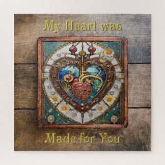 Puzzle Corazón Mecánico Serie Steampunk Anatómico