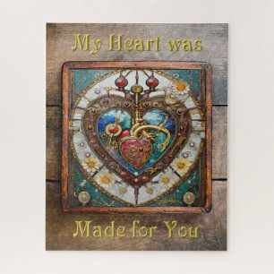 Puzzle Corazón Mecánico Serie Steampunk Anatómico