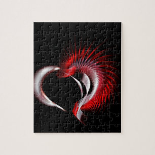 Puzzle Corazón metalizado