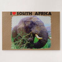 Corazón para el elefante toro sudafricano
