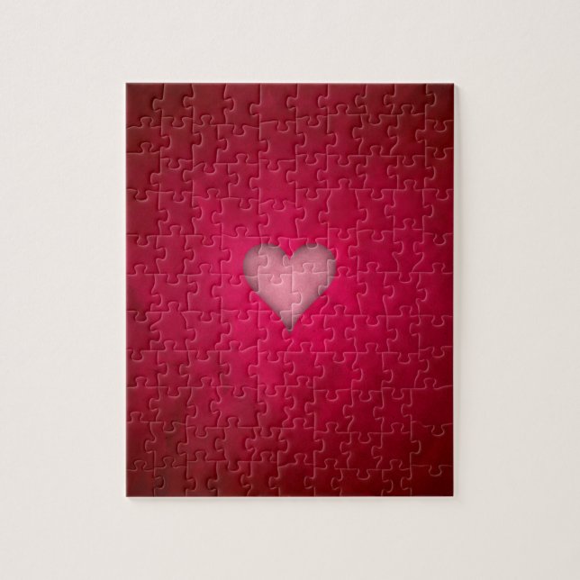 Puzzle Corazón valentino rojo (Vertical)