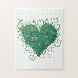 Puzzle Corazón Verde Adentro